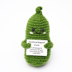 Jouets en peluche personnalisés par le fabricant, vente chaude, pomme de terre positive en tricot, jouet en peluche pour le soutien émotionnel, jouet en peluche en crochet, poupée en forme de légume, CPC - Product Image 1