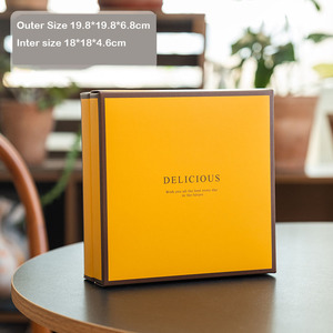 Boîte à gâteaux <span class=keywords><strong>de</strong></span> luxe IMEE, boîte cadeau pour gâteaux, boîte à biscuits, flocon <span class=keywords><strong>de</strong></span> neige croustillant, boîte alimentaire en papier Fernando pour <span class=keywords><strong>fête</strong></span> - Product Image 6