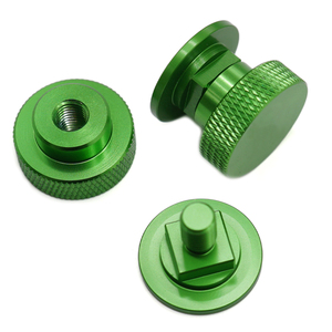 Tornillos Moleteados Personalizados de Fábrica, Piezas Anodizadas Mecanizadas, Fijaciones para Equipos de Protección - Product Image 4