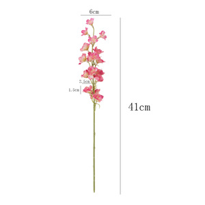ดอกไม้ประดิษฐ์ Greenway Silk Larkspur ก้านเดี่ยว สำหรับจัดดอกไม้ DIY และอุปกรณ์ประกอบฉากไลฟ์สด - Product Image 5