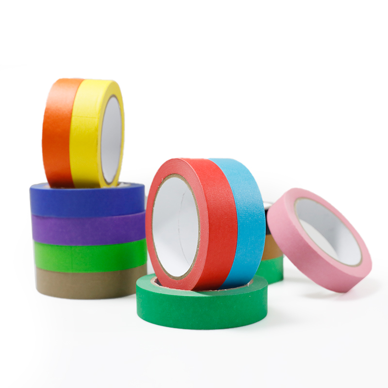 Colorful Single Sided Washi Tape, Self-Adhesive Pressure Sensitive Masking Tape for DIY Crafts, Scrapbooking & Gift Wrapping