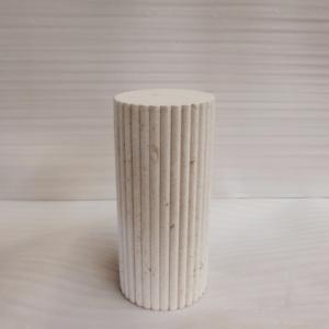 หินธรรมชาติฐานกลมหินปูนสีเบจหินหินธรรมชาติ - Product Image 3