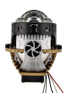 Kit de phare de projecteur bi-LED 150W: 3.0 "Corps court 6000K 12V Remplacement universel - Product Image 3