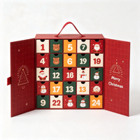 Vente en gros usine : Boîte calendrier de l'Avent de Noël à 24 tiroirs pour emballage cadeau de fêtes en vrac – Approvisionnement fiable