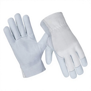 Heavy-Duty Anti-Static Durable Thick Sheep Grain Leather Smooth Safety Gloves Soft and Comfortable for <b>Drivers</b> - Product Image 1