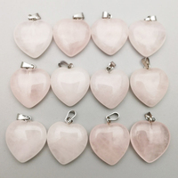 DIY Cristaux de Quartz, Fabrication Chinoise, Pendentif Cœur en Cristal, Lustre, Collier Croix, Lumières, Cadeaux Chrétiens Modernes