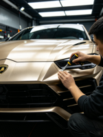 Film de protection TPU PPF couleur or champagne métallique liquide, auto-réparant, anti-rayures, épaisseur 7,5 mil, résistant aux graviers, hydrophobe, qualité supérieure