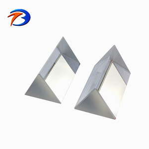 Prisma óptica bk7 de 60 graus, dispersão triângulo de vidro <span class=keywords><strong>equilateral</strong></span>