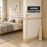 Petites moulures en bois, moulures en pin naturel, bandes de moulures sur mesure pour la décoration des murs et plafonds intérieurs