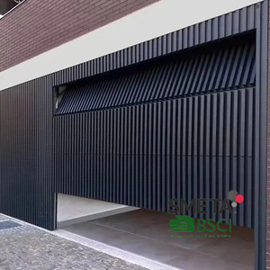 Puerta <span class=keywords><strong>de</strong></span> Garaje Automática Oculta LONGTAI Australia Villa, Rejilla <span class=keywords><strong>de</strong></span> <span class=keywords><strong>Aluminio</strong></span> Negra <span class=keywords><strong>de</strong></span> 16x7, Rejillas Modernas <span class=keywords><strong>para</strong></span> Garaje - Product Image 4