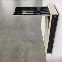 TOPWELLRV nouvelle mode forte électrique deux côtés caché voiture Silence Table pour Van de luxe MPV Koaster véhicules support de Table