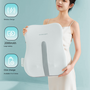 Almohada masajeadora de cuello inalámbrica portátil inteligente, cojín trasero Shiatsu de amasado profundo para el hogar y los viajes - Product Image 3