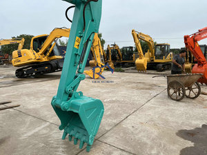 Excavadora de cadenas Kobelco SK60-8 usada con cucharón retroexcavador, motor YANMAR original, 2024, en excelente estado para inspección por video. - Product Image 5