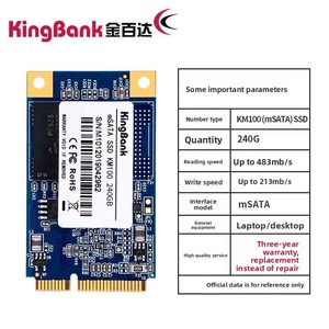KINGBANK Jinbaida KM100 120G/240G MSATA SSD <b>Internal</b> New High Speed Notebook Desktop Solid State <b>Drive</b> - Product Image 5
