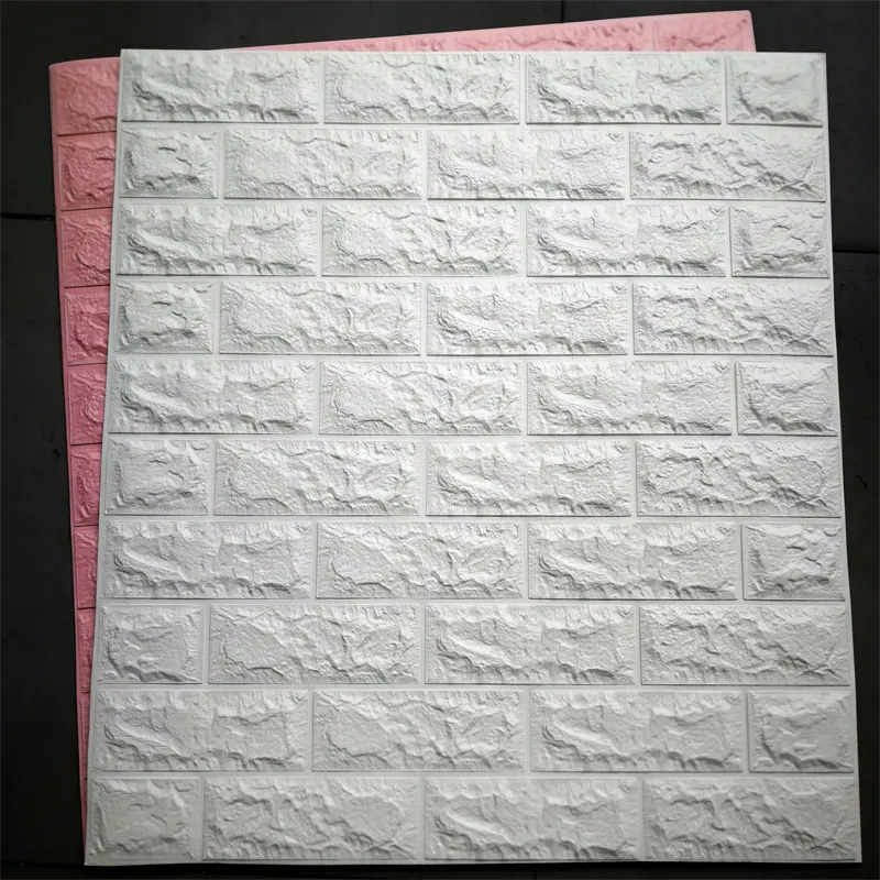 3D duvar kağıdı PE köpük duvar sticker paneli için ev dekorasyon