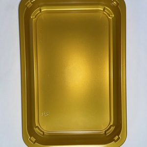 Custom plastic blister supermarket fruit packing disposable frozen food packaging pp tray