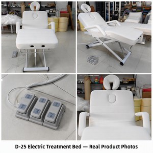 Table de massage électrique motorisée pour soins esthétiques avec repose-visage, 190x80cm, hauteur réglable 43-76cm, pour salon de beauté - Product Image 6