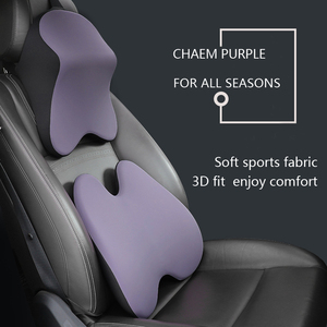 Oreillers en mousse à mémoire <span class=keywords><strong>de</strong></span> forme pour appuie-tête <span class=keywords><strong>de</strong></span> voiture en gros, housse en velours, <span class=keywords><strong>coussin</strong></span> <span class=keywords><strong>de</strong></span> <span class=keywords><strong>dos</strong></span> amovible et lavable personnalisable pour le repos au lit - Product Image 4