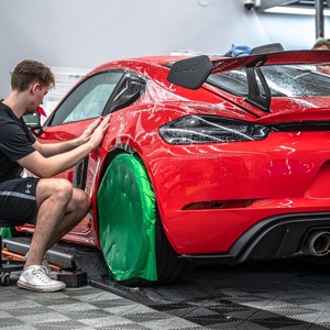 Thiết kế Gradient tùy chỉnh ô tô thay đổi màu Tắc Kè Hoa Vinyl màu đen sang màu vàng bao bì phim dán xe - Product Image 2