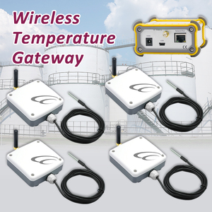 Real Time Tracking 4 Sets <b>Wireless</b> <b>Temperature</b> Monitoring <b>Sensor</b> 1200m Iot Smart <b>Temperature</b> <b>Sensor</b> Recorder - Product Image 1