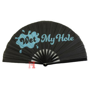 Día <span class=keywords><strong>de</strong></span> San Valentín negro personalizado kung fu VENTILADOR <span class=keywords><strong>DE</strong></span> <span class=keywords><strong>LA</strong></span> MANO - Product Image 4