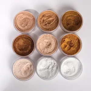 Face Makeup Matte Setting Loose Powder Translucent Vegan Setting Powder For Dark Skin