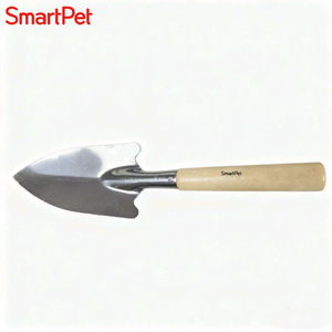 จอบทำสวนสมาร์ทเพ็ท ใบมีดสแตนเลส ด้ามไม้ สำหรับใช้ในบ้านและนอกบ้าน - Product Image 1