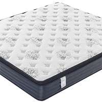Matelas moderne Queen King en latex double taille avec ressort ensaché indépendant pliable pour chambre à coucher et hôtel vente en gros