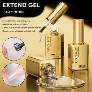 Colle à ongles transparente multifonctionnelle 4 en 1, gel adhésif puissant, gel pour strass, pour manucure professionnelle, salon de manucure - Product Image 1