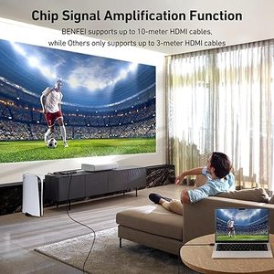 Benfei HDMI chuyển đổi 4 trong 1 ra 4K @ 60Hz, 2K @ 144Hz, HDCP 2.3 Tương thích cho ps5/4, Xbox, Roku, firestick, chuyển đổi - Product Image 2