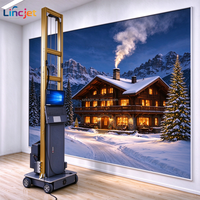 LINCJET LC-A2 Printer Dinding UV Portabel, Mesin Cetak Dinding Digital Ringkas untuk Bisnis Dekorasi, Otomatis, OEM