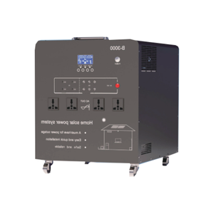 แหล่งจ่ายไฟพกพา 3000W 220V สำหรับใช้งานกลางแจ้ง พร้อมตัวควบคุม MPPT สำหรับการตั้งแคมป์ การขายของริมทาง และการใช้งานในกรณีฉุกเฉิน มาพร้อมแบตเตอรี่ภายนอก รุ่น B-3 - Product Image 4