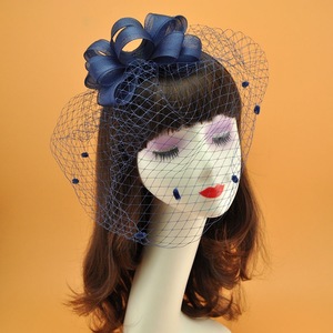 Promotion : Fascinator <span class=keywords><strong>vintage</strong></span>, coiffe de fête à thème, <span class=keywords><strong>filet</strong></span> à <span class=keywords><strong>cheveux</strong></span> élégant pour femmes, dames et jeunes filles - Product Image 2