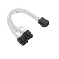 Kabel Splitter SATA 1 ke 2 Model 168 20cm untuk Adaptor Data PC, Kabel Daya Internal Khusus