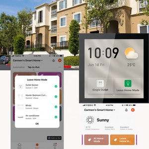 Panneau d'écran tactile de contrôle de maison intelligente avec pour <span class=keywords><strong>Tuya</strong></span> Central Zigbee 3.0 Hub et passerelle multifonctionnelle Compatible avec Smart Life - Product Image 5