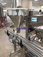 Machine de remplissage de poudre à vis sans fin pour 1 kg de poudre, 500 g de céréales d'avoine et poudres de grains, et 2 kg de farine de boulangerie en seau