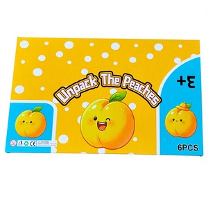 Juguete Antiestrés Creativo con Forma de Durazno, Herramienta para Aliviar el Estrés, Durazno Amarillo de Rebote Lento y Suave para Apretar - Product Image 2