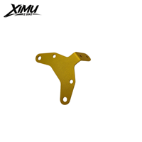 XIMU développe et fabrique indépendamment des composants en alliage d'aluminium usinés par CNC pour les supports de plaque d'immatriculation Light Bee.