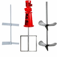 Agitateur vertical à économie d'énergie pour le réglage du pH, agitateur à hélice pour la flocculation et le mélange dans les réservoirs