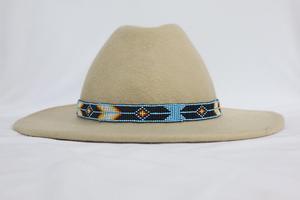 Sangle de chapeau Fedora perlée unique, perles multicolores, qualité supérieure, décoration élégante pour la pêche, réglable, unisexe, toutes saisons - Product Image 2