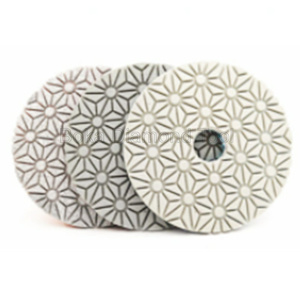 100 Mm 4 Inch <span class=keywords><strong>3</strong></span>/4 Stappen Diamant Steen Graniet Marmer Nat En Droog Flexibel Polijstkussen - Product Image 1