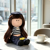 Poupée Pomme de Terre à Cheveux Bouclés Mignonne et Tendance, Vêtements Amovibles, Figurine à Habiller, Jouet de Collection, Boîte Cadeau pour Anniversaire d'Enfants