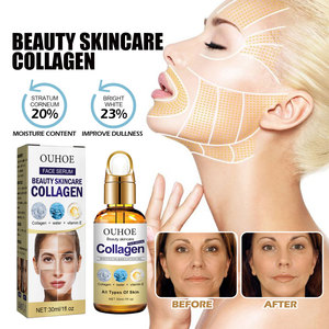 Suero de Colágeno para Reducir Líneas Finas, Productos para el Cuidado de la Piel que Iluminan la Piel para Mujeres, Crema Líquida Aclarante de Limón para la Piel, para Mujeres, 3 Años - Product Image 4