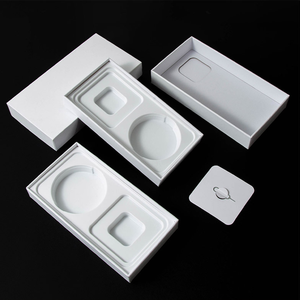 Cajas de Cartón Blancas Personalizadas para Teléfonos Móviles, Embalaje de Papel para <span class=keywords><strong>13</strong></span> 14 Pro Max 7 8 X 11 12Pro, Cajas de Copia para <span class=keywords><strong>iPhone</strong></span> 15 16 17 Pro Max - Product Image 6