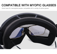 Vente en gros de lunettes de snowboard tendances personnalisées pour adultes à verres cylindriques lunettes de ski pour la neige