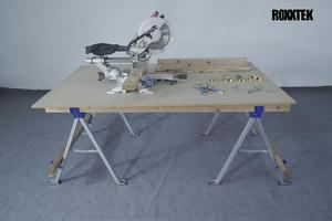 SH007HX regolabile Sawhorse pieghevole Sawhorse gemello capacità 1000kg Per paio - Product Image 5