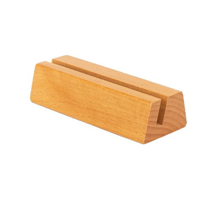 YUESHEN Base <span class=keywords><strong>de</strong></span> Madera Personalizada <span class=keywords><strong>de</strong></span> Haya y Nogal para Tarjetas <span class=keywords><strong>de</strong></span> Visita, Soporte <span class=keywords><strong>de</strong></span> Madera para Tarjetas, Base <span class=keywords><strong>de</strong></span> Madera para Tarjetas con Ranuras, Piezas Mecanizadas por CNC - Product Image 5