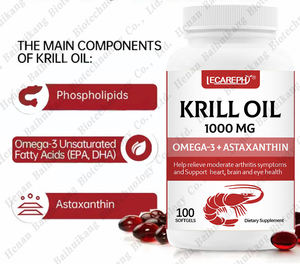 OEM Omega-3 antarktika <span class=keywords><strong>Krill</strong></span> yağı 500 mg 1000mg 2000 mg 60 kapsül 120 Softgels 180 kapsül - Product Image 2