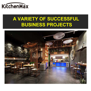 Fabricante de KitchenMax, Diseño de Barra de Bar Profesional Personalizado de Fábrica - para Equipamiento de Cocina de Cafetería, Salón, Club - Product Image 3