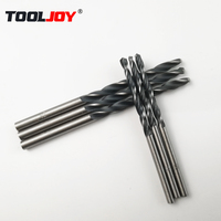 TOOLJOY Forets hélicoïdaux à queue droite personnalisés, matériau 4241/M2, finition zinc/oxyde noir, longueur 19-205 mm, perçage du métal